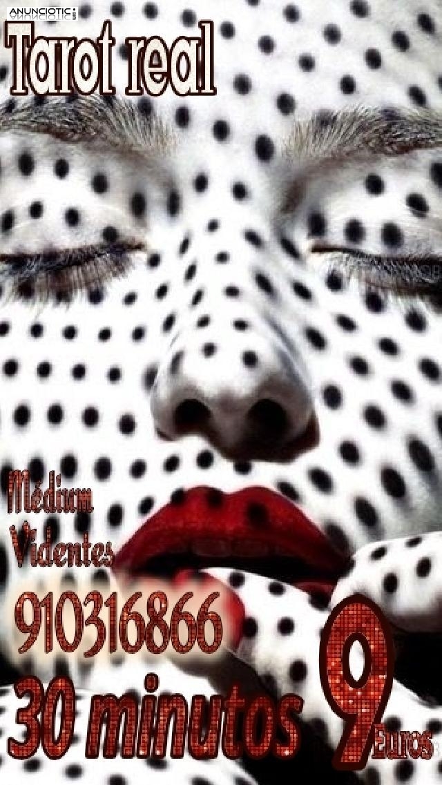 Videntes telef&oacute;nico 30 minutos 9 euros oferta econ&oacute;mico visa